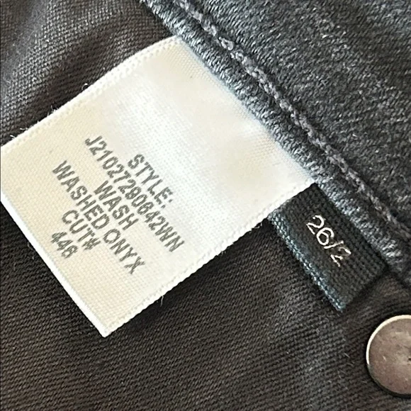 Veronica Beard RYLEIGH slim straight high-rise black jeans size 26 1/2 - Picture 3 of 11